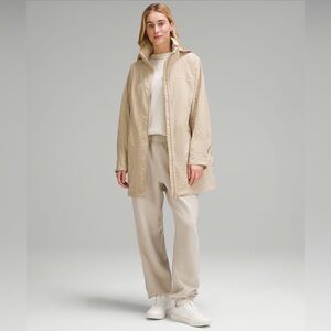NWT Lululemon Hooded Mid-Length Utility "Trench" Jacket Large